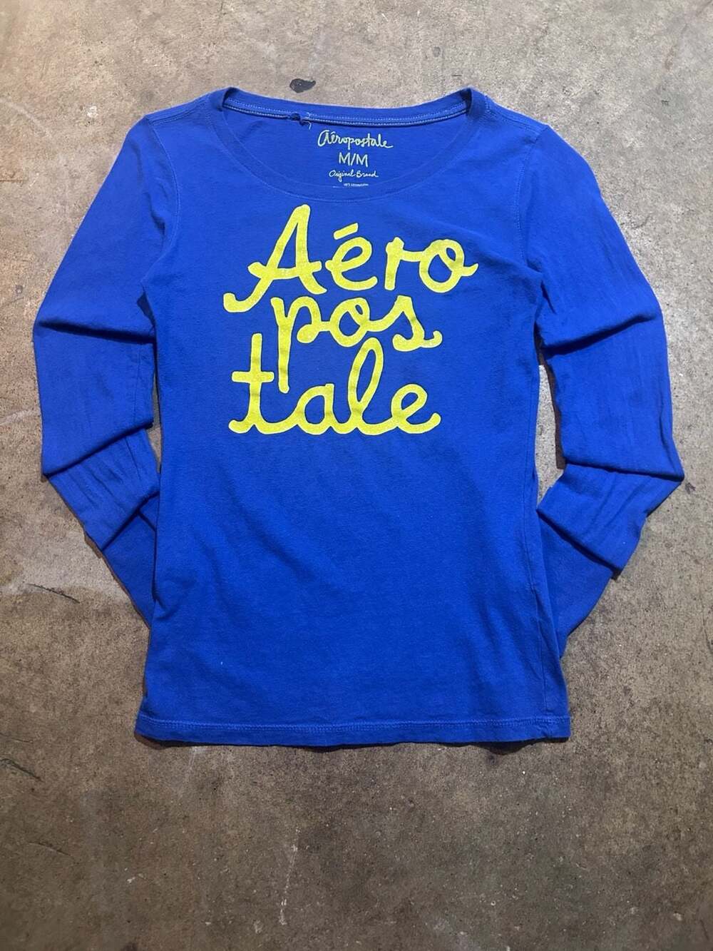 Vintage Aeropostale Graphic Spellout Long Sleeve